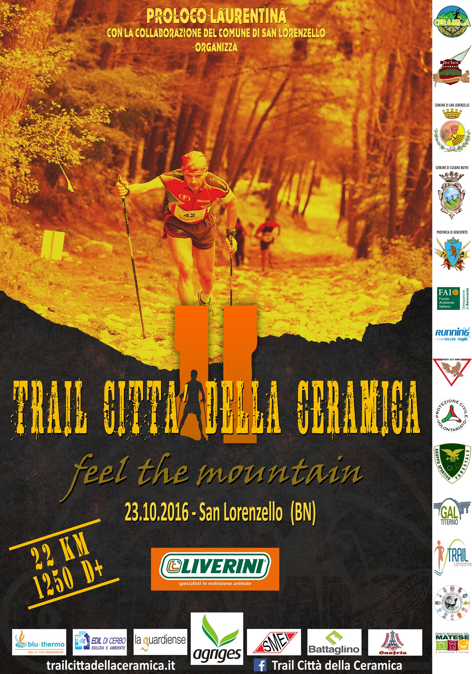 locandina trail città della ceramica